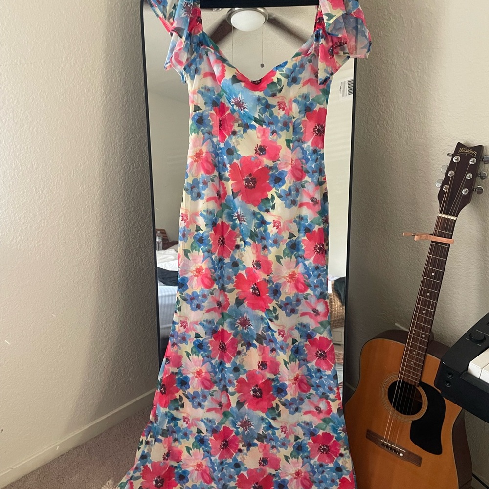 Finesse Multicolor Floral Dress